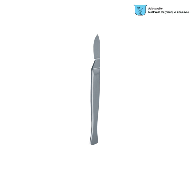 Scalpel stainless steel 30mm blade fig. 1