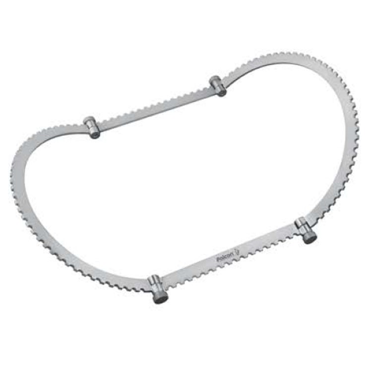 Falcon universal ring retractor, oval ring segmented medium 495x267mm