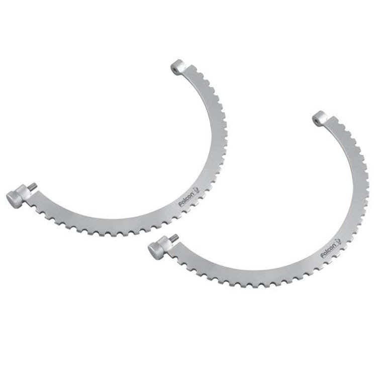 Falcon universal ring retractor, ring segment half round 317mm (pair)