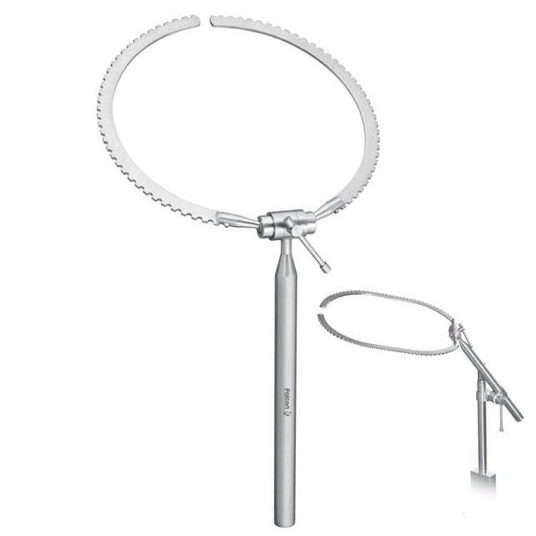 Falcon universal ring retractor, ring adjustable round medium 267mm