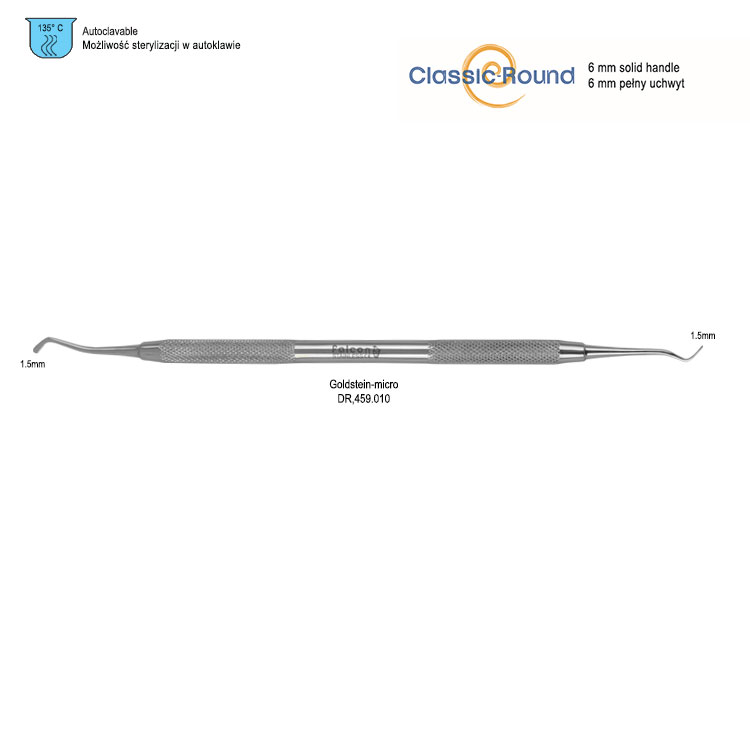 Classic-Round Filling instrument de Goldstein-micro, 1.5mm - 1.5mm, fig. 1