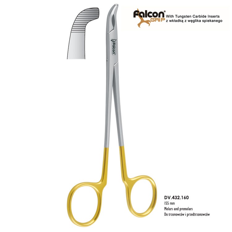 Extraction forceps 160mm TC