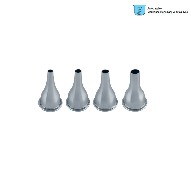 Specula ear Gruber oval set of 4 Brass CP
