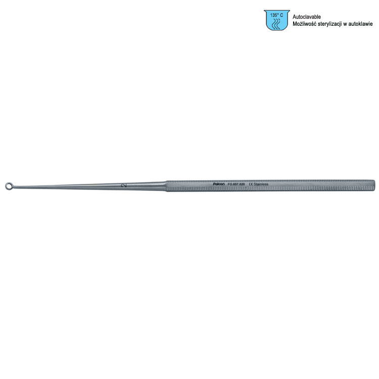 Curette ear Buck blunt angled fig.4, 165mm 