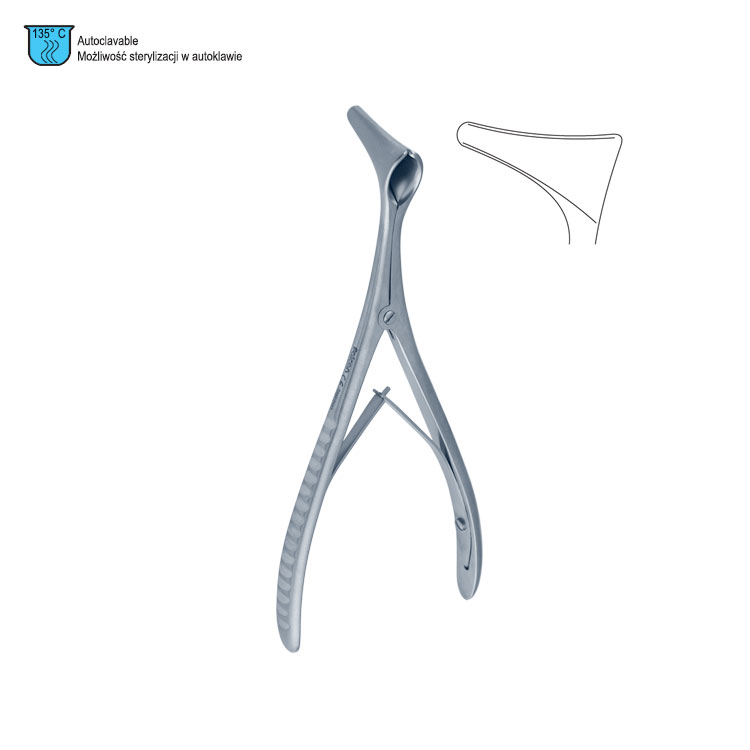 Specula nasal Hartmann fig.2, 160mm