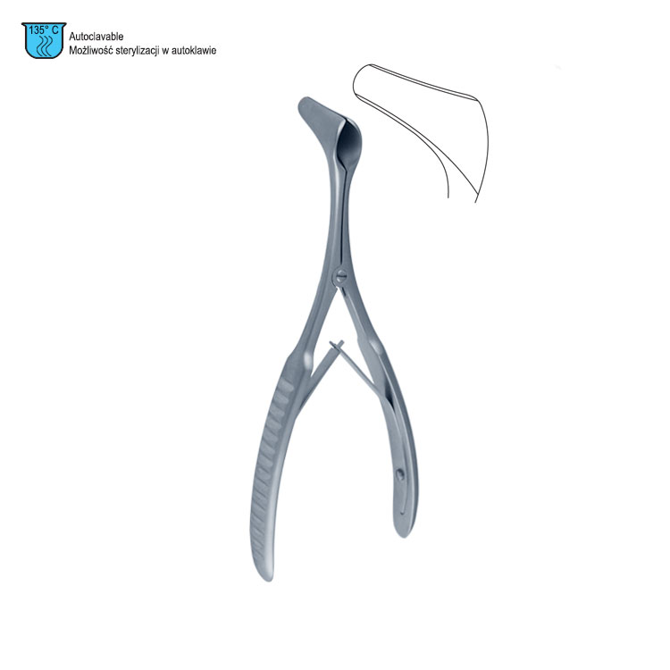 Specula nasal Hartmann-Halle fig.2, 155mm