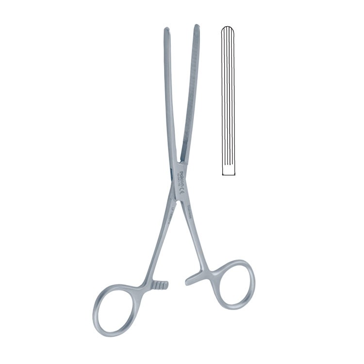 Clamp intestinal Kocher-Baby straight 130mm 