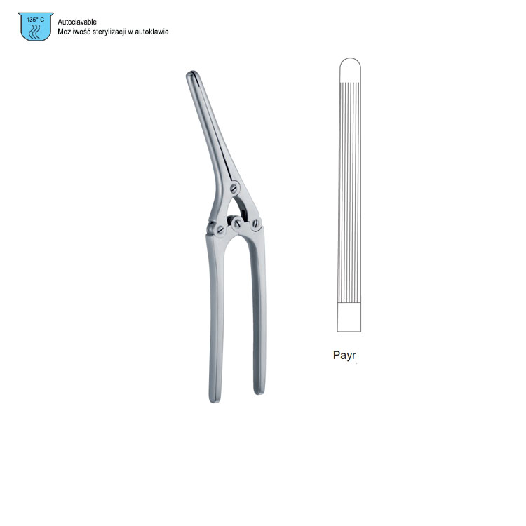 Clamp intestinal anastomosis Payr without pin 290mm / 11 1/2"