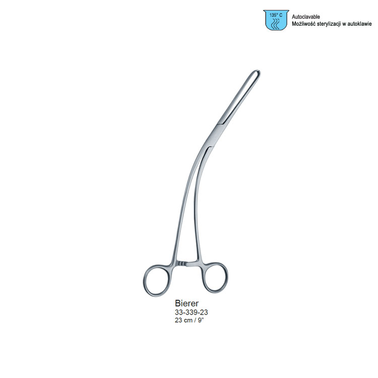 Forceps vulsellum Bierer sideways 5x6th 230mm