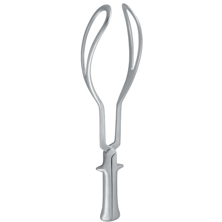Forceps obstetric DeLee 360mm
