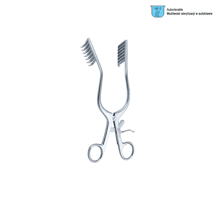 Retractor SR Miskimon sharp angled 7x7 220mm