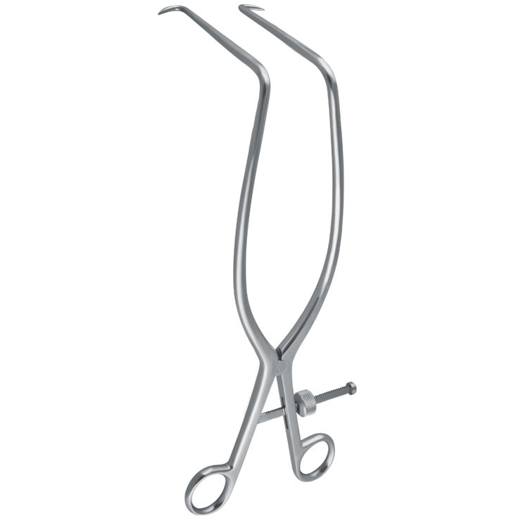 Retractor SR Gelpi Z-style 90º right handed 1x1th blunt 75x260mm