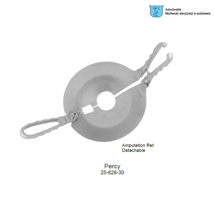 Retractor amputation Percy removable handle