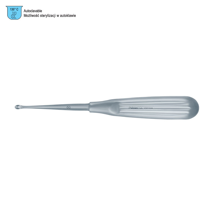 Curette bone SE Volkmann oval fig. 00, 170mm