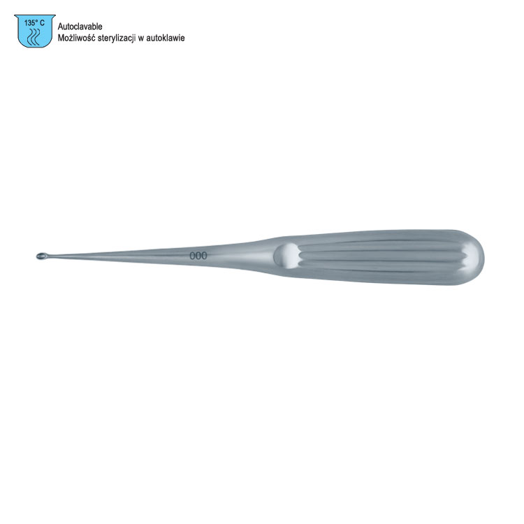 Curette bone SE Spratt oval fig. 000, 170mm