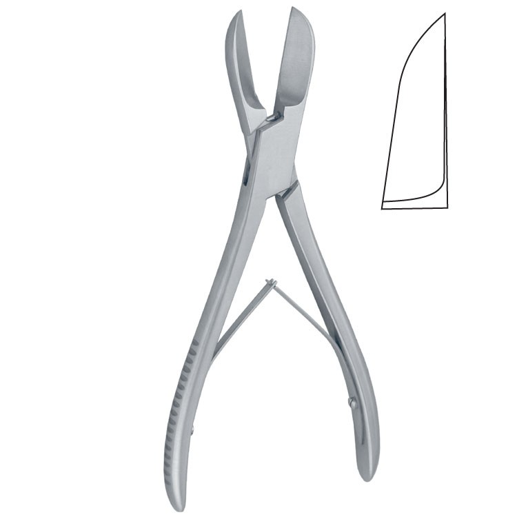 Cutter bone Liston box-joint straight 170mm
