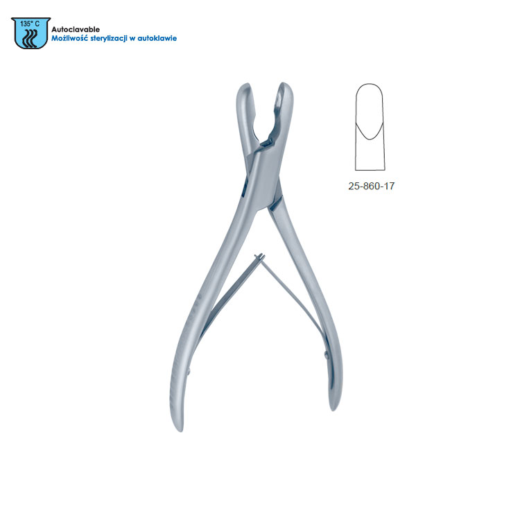 Ronguer bone Luer heavy straight 175mm