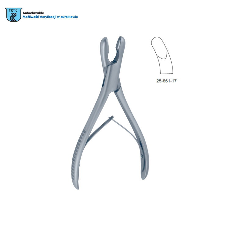 Ronguer bone Luer heavy curved 175mm