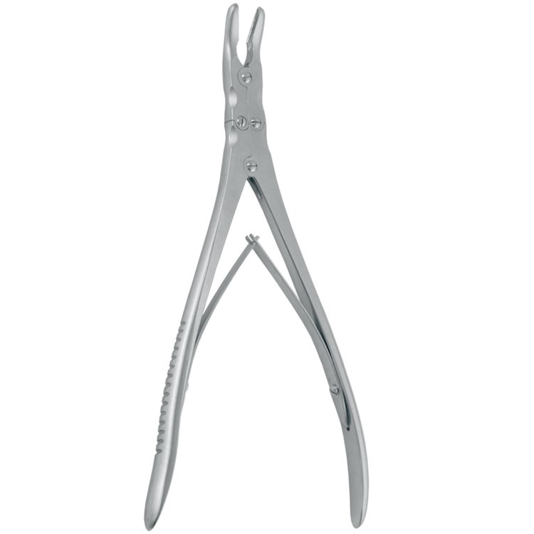 Rongeur bone Smith-Petersen x-action Less-curved 4x240mm / 9 1/2"
