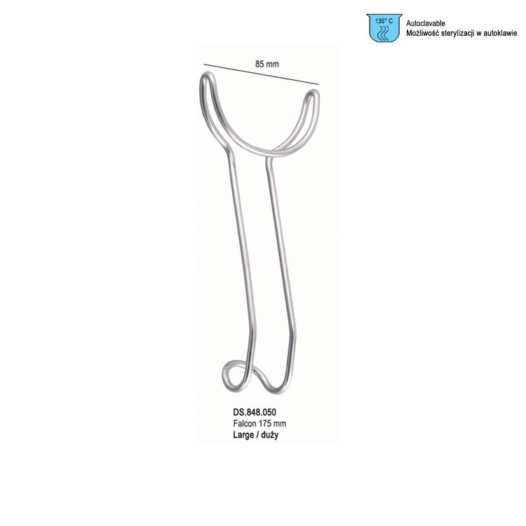 Retractor universal lip and cheek double ended large