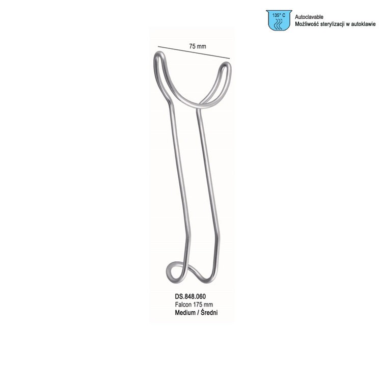 Retractor universal lip and cheek double ended medium