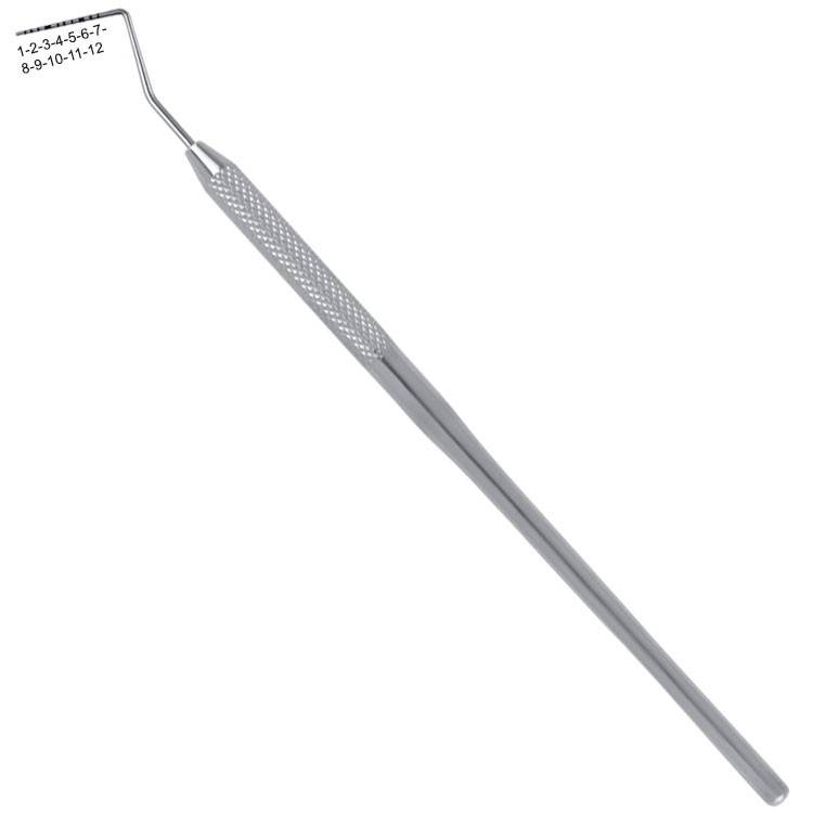 Classic-Round Probe Periodontal se color-coded fig. 12 UNC