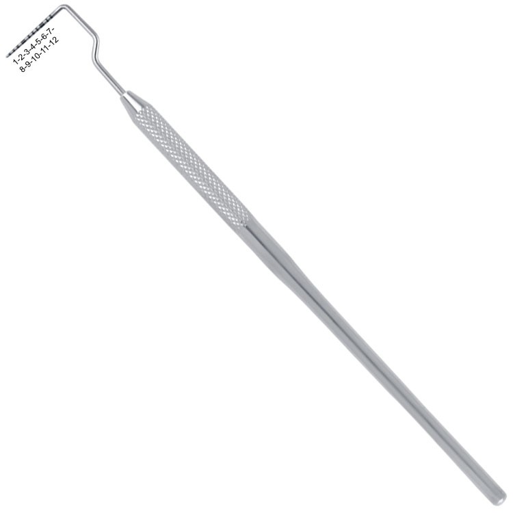 Classic-Round Probe Periodontal se color-coded fig. 12 UNC modified