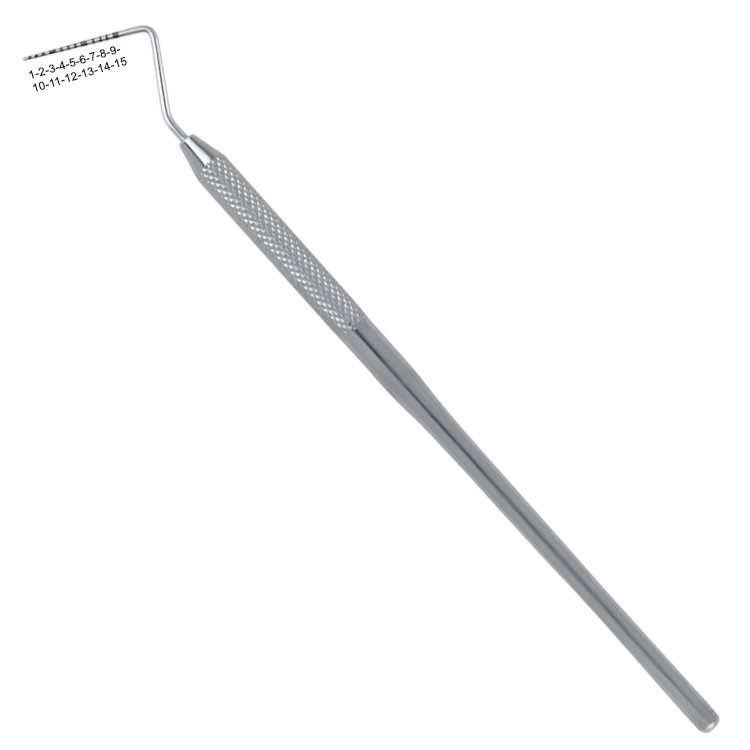 Classic-Round Probe Periodontal se color-coded fig. 15 UNC