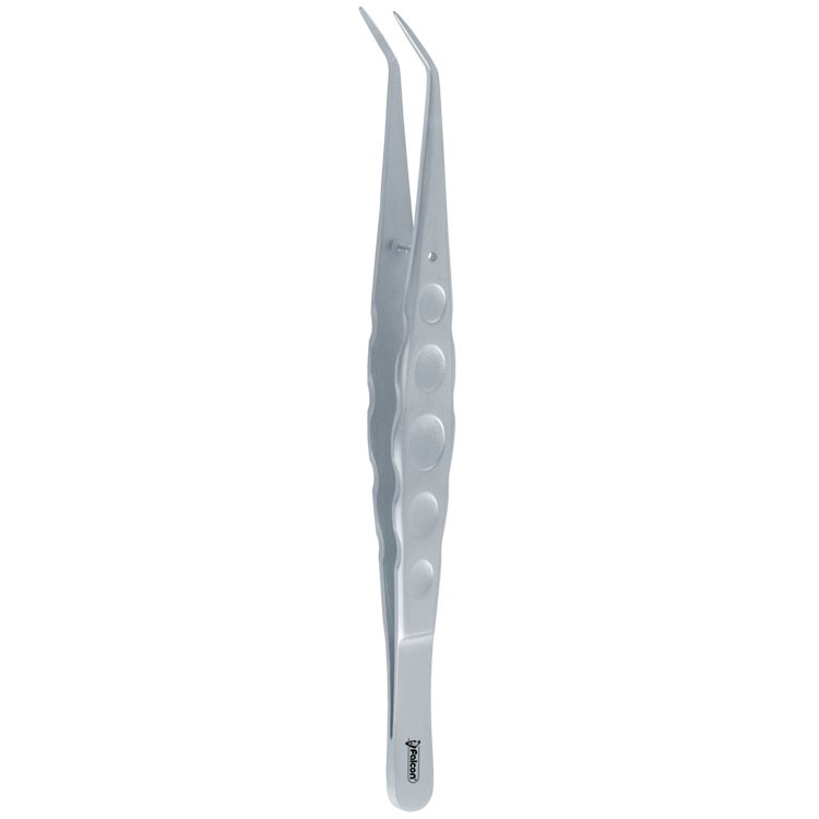 Deluxe Tweezers Ergonomic College serrated 150mm