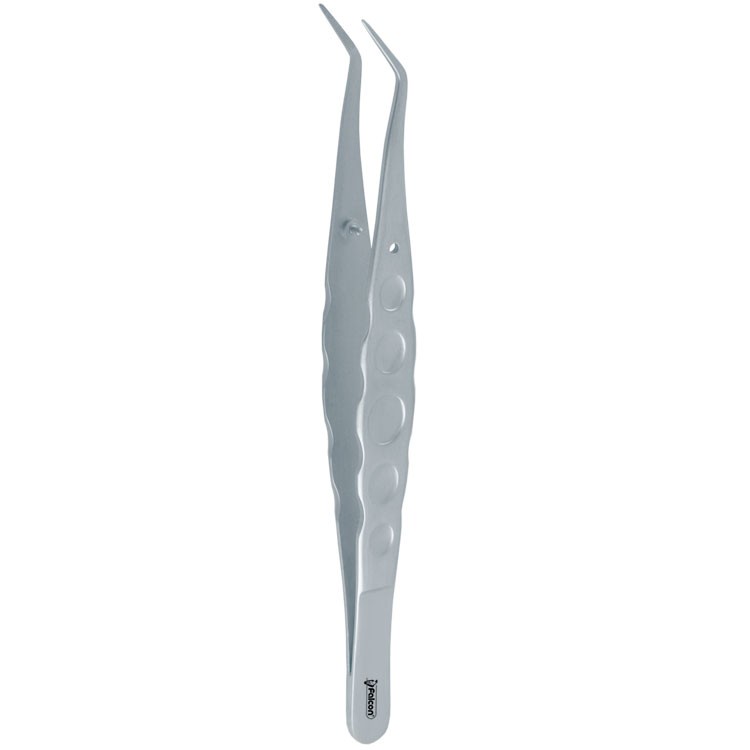 Deluxe Tweezers Ergonomic Meriam serrated 150mm