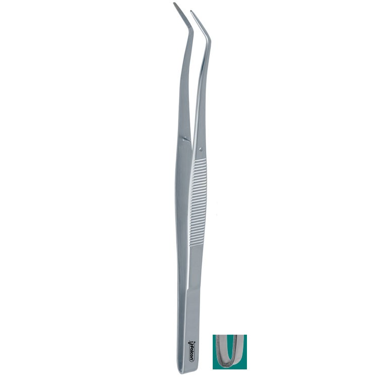 Tweezers Meriam TOE serrated 160mm  