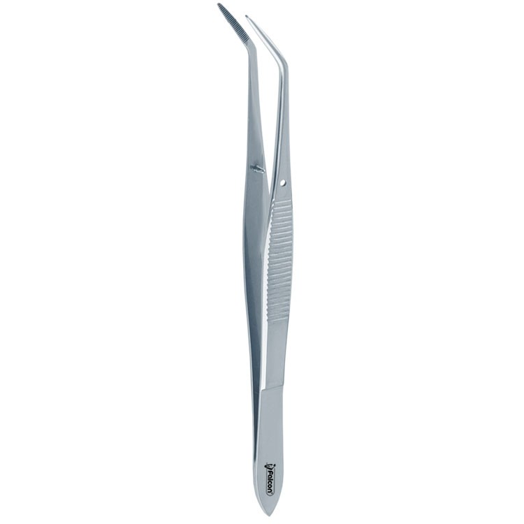 Deluxe Tweezers Perry angled 130mm