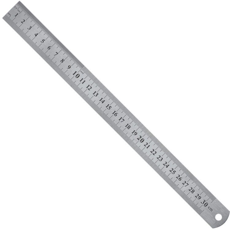 Ruler stainless steel 300mm/12"