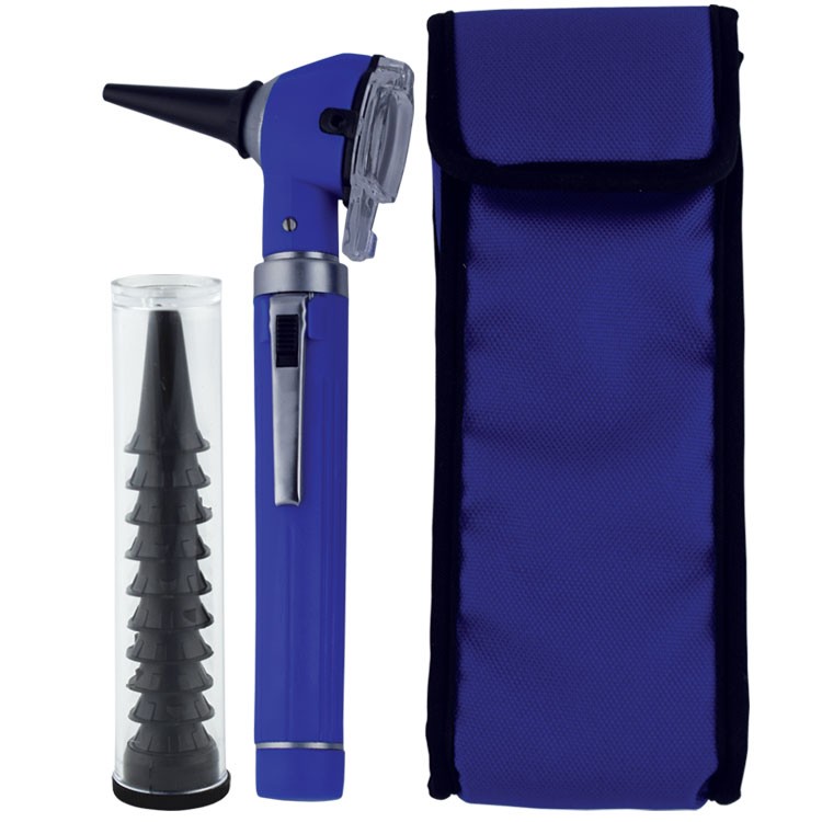 Otoscope Fiber Optic LED blue