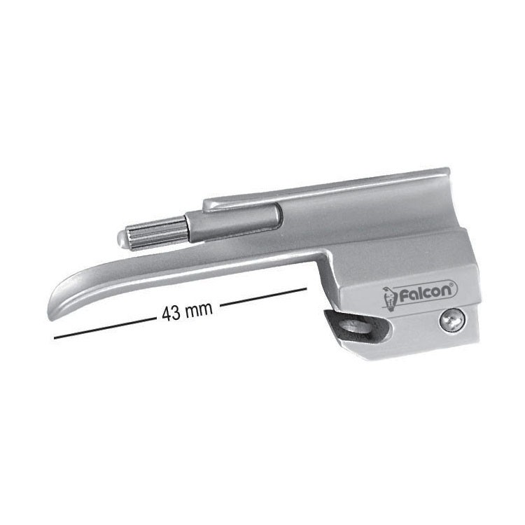 Laryngoscope standard light Miller blade only fig. 00