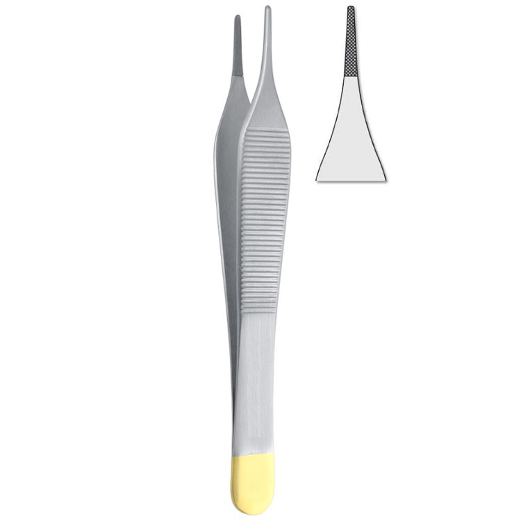 Falcon-Grip Forceps dissecting Adson TC 120mm 