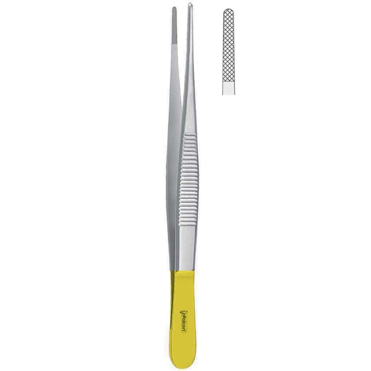 Falcon-Grip Forceps dissecting Standard TC 180mm 