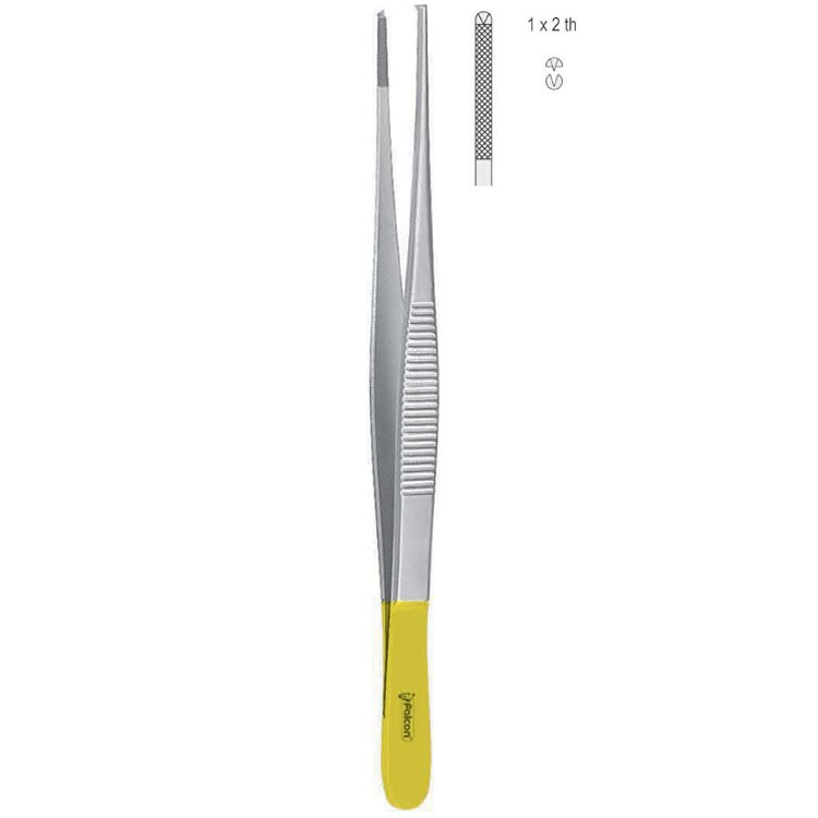 Falcon-Grip Forceps tissue Oehler 1x2th TC 160mm