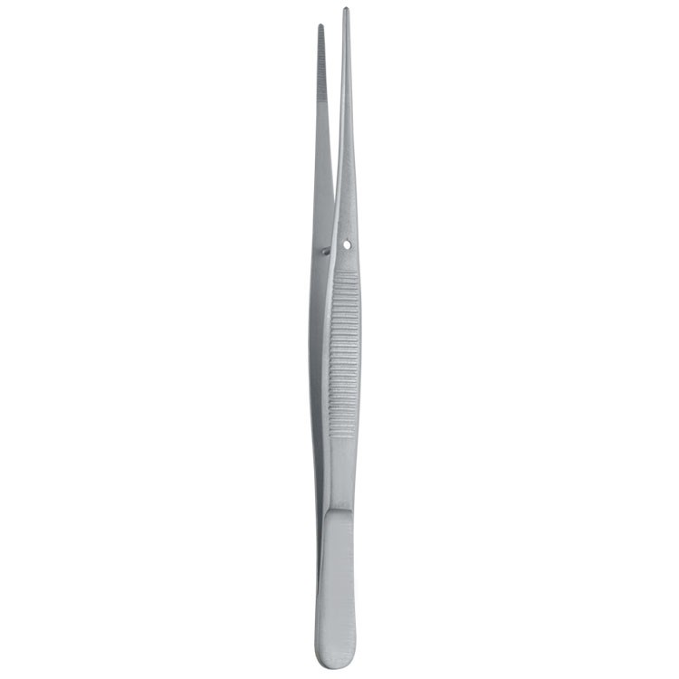 Forceps dissecting Semken serrated straight 150mm