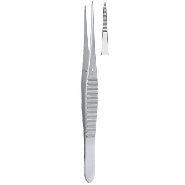 Forceps dissecting Gillies serrated 150mm