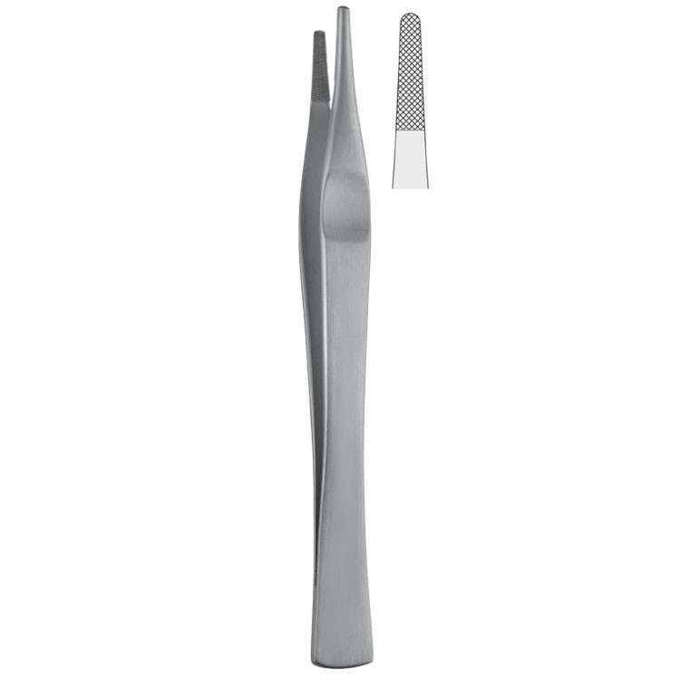 Forceps dissecting Lane serrated 180mm