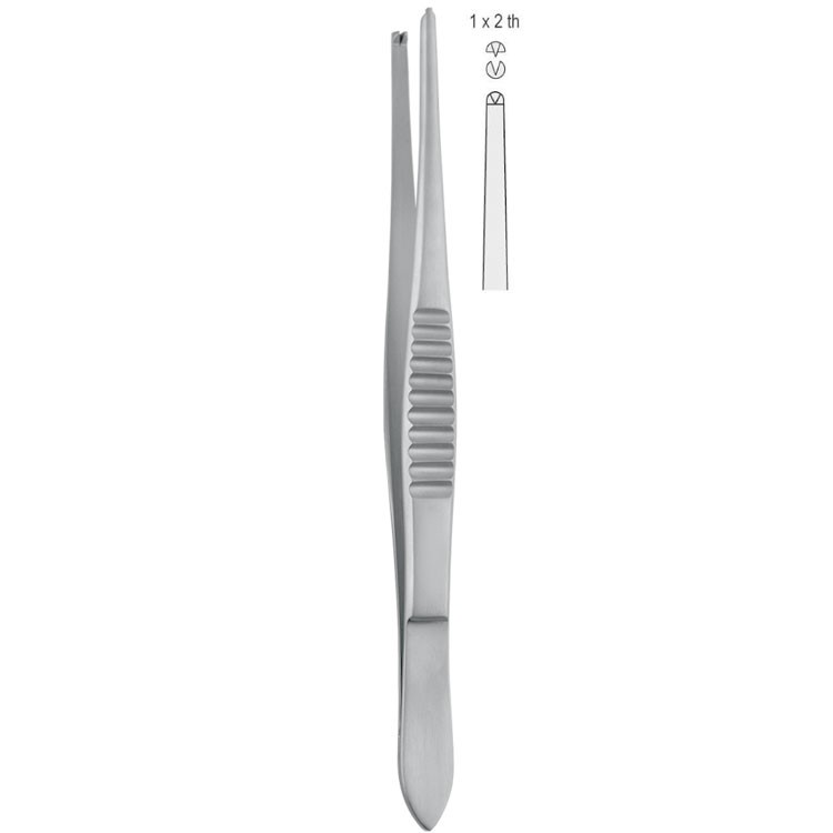 Forceps tissue Falcon-Standard (USA-Pattern) 1x2th 155mm
