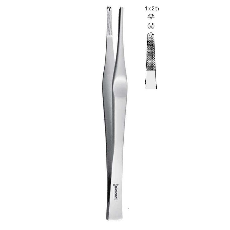 Forceps tissue Lane 1x2th 140mm