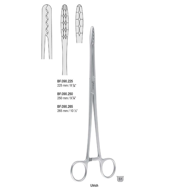 Forceps dressing Ulrich straight 265mm