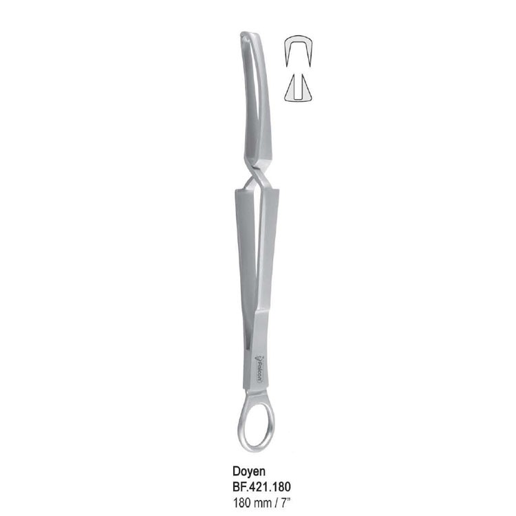 Forceps towel Doyen 180mm