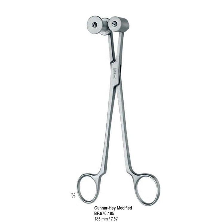 Forceps tube milking Gunnar-Hey modified 185mm