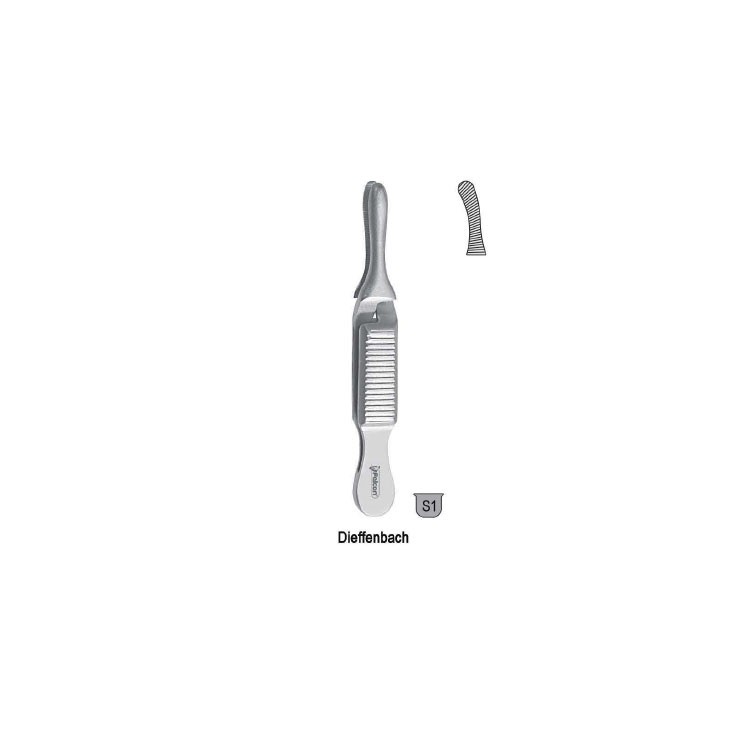 Clip artery (Bulldog) Dieffenbach x-action curved 35mm