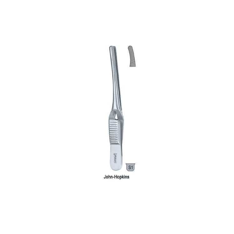 Clip artery (Bulldog) John-Hopkins x-action curved 40mm