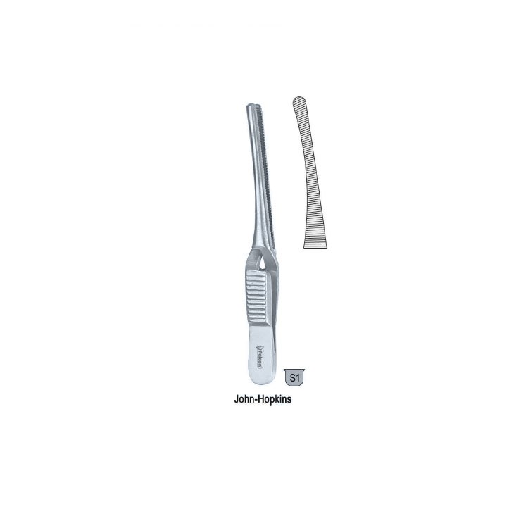 Clip artery (Bulldog) John-Hopkins x-action curved 75mm