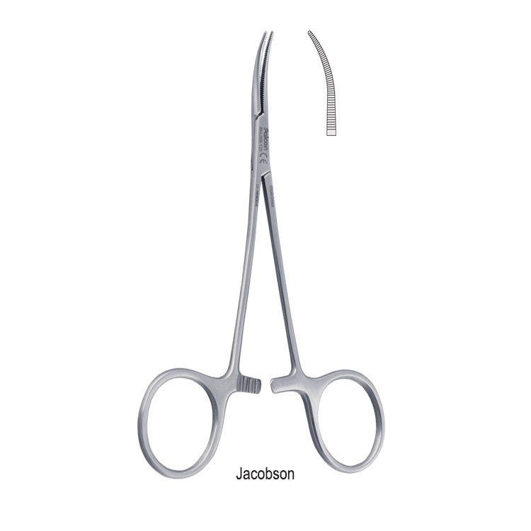 Forceps artery Jacobson curved 125mm